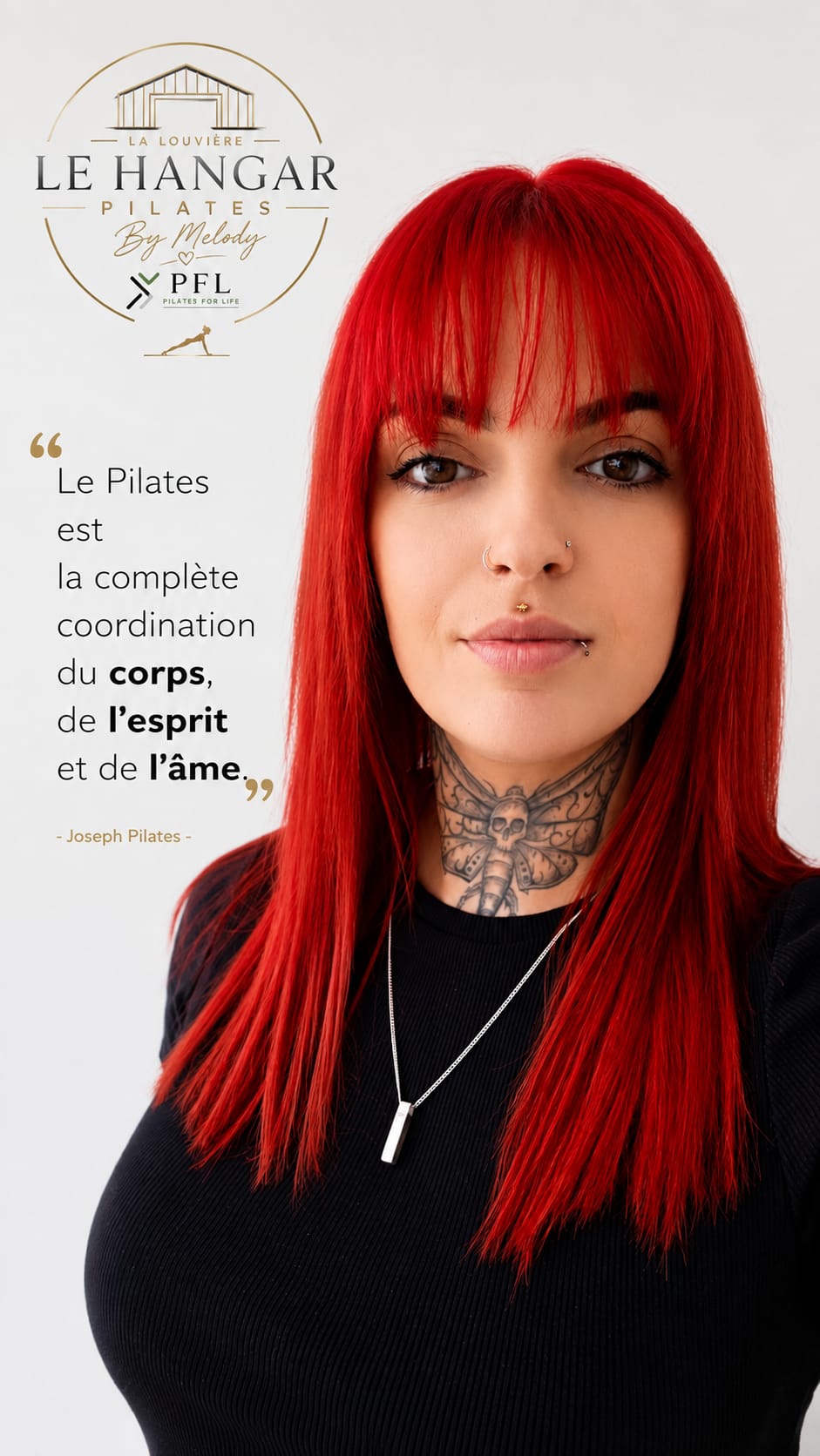 Melody, fondatrice du Hangar Pilates à La Louvière